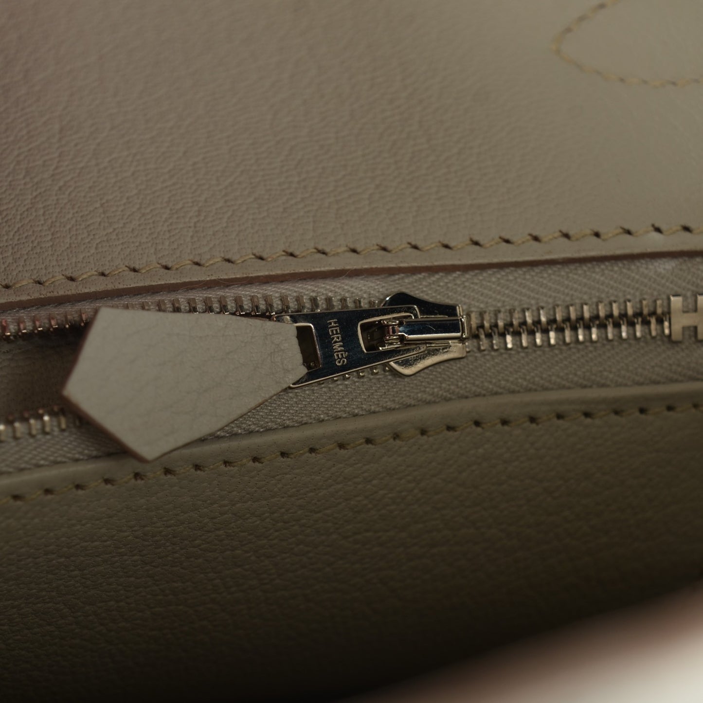 Taurillon Clemence Birkin 35 Gris Perle