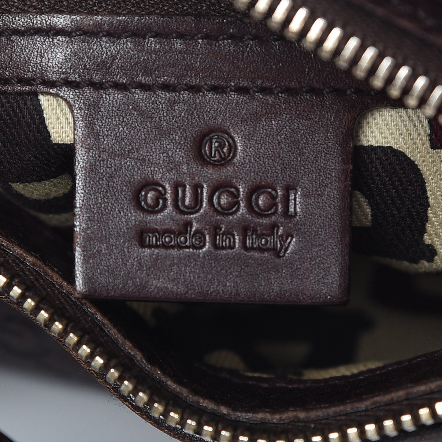 Guccissima Creole Hobo Chocolate