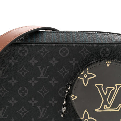 Louis Vuitton Monogram Eclipse Volga On Strap Crossbody Multicolor 8 of 14