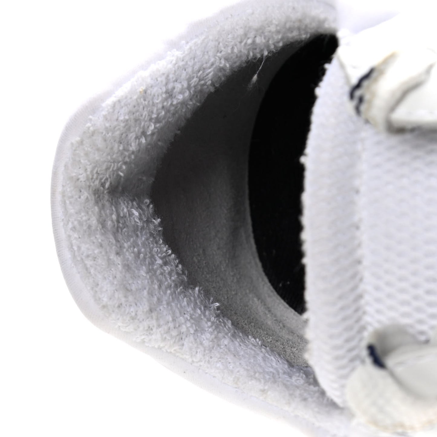 Calfskin Mesh Lycra Womens Logo Sneakers 39 White