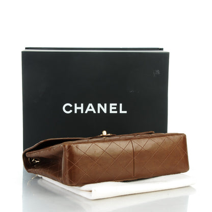 Chanel Lambskin Quilted Jumbo Single Flap Brown 4 of 9
