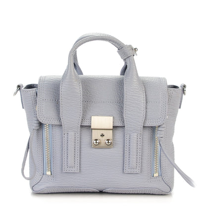 3.1 Phillip Lim 3.1 Textured Calfskin Mini Pashli Satchel Lilac 1 of 7