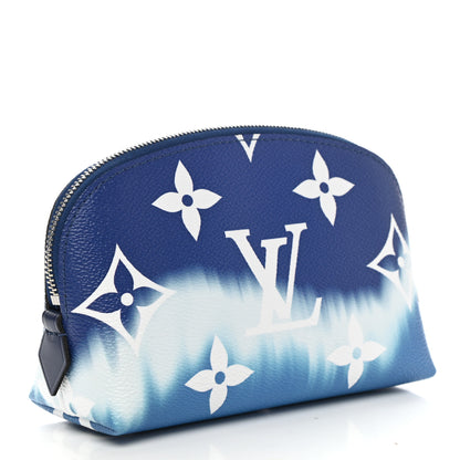 Louis Vuitton Monogram Giant Escale Cosmetic Pouch Blue 3 of 7