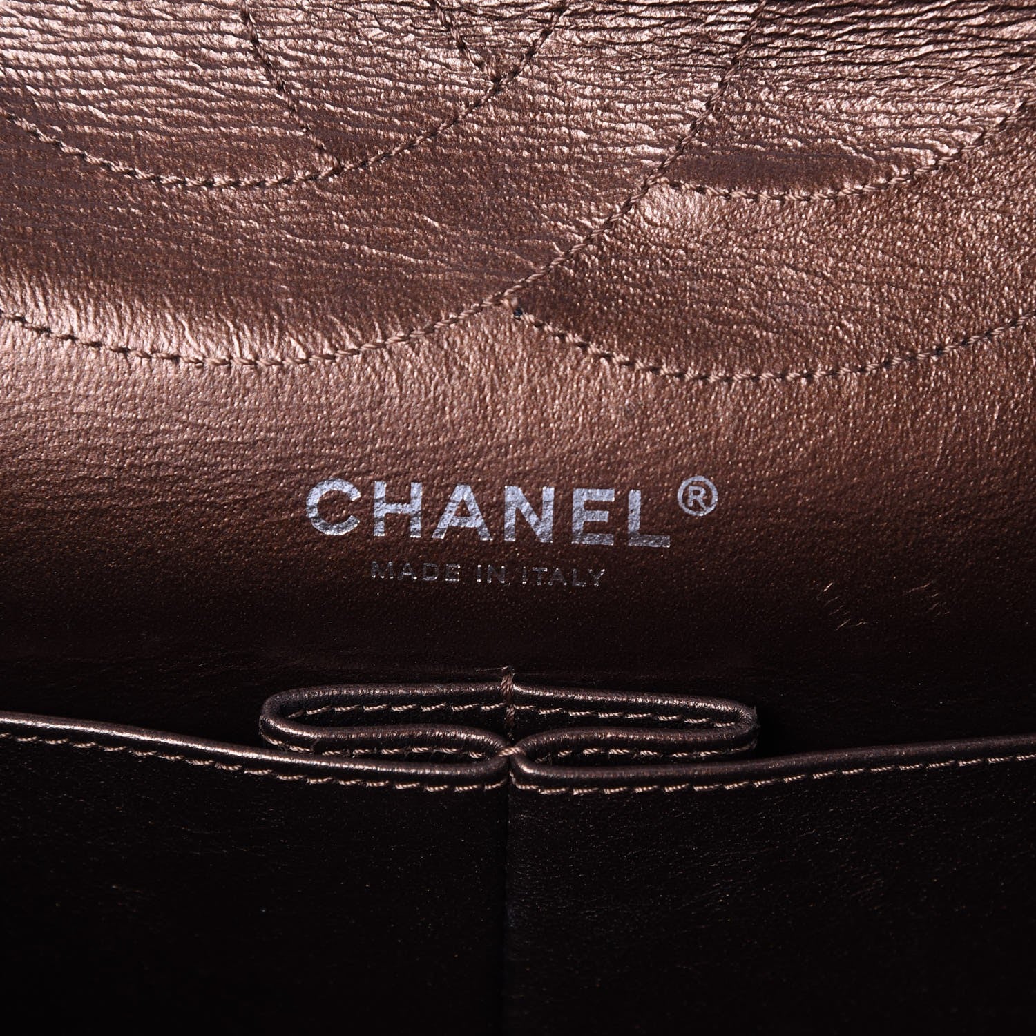 Chanel Metallic Aged Calfskin Quilted 2.55 Reissue 227 Flap Bronze 7 of 8
