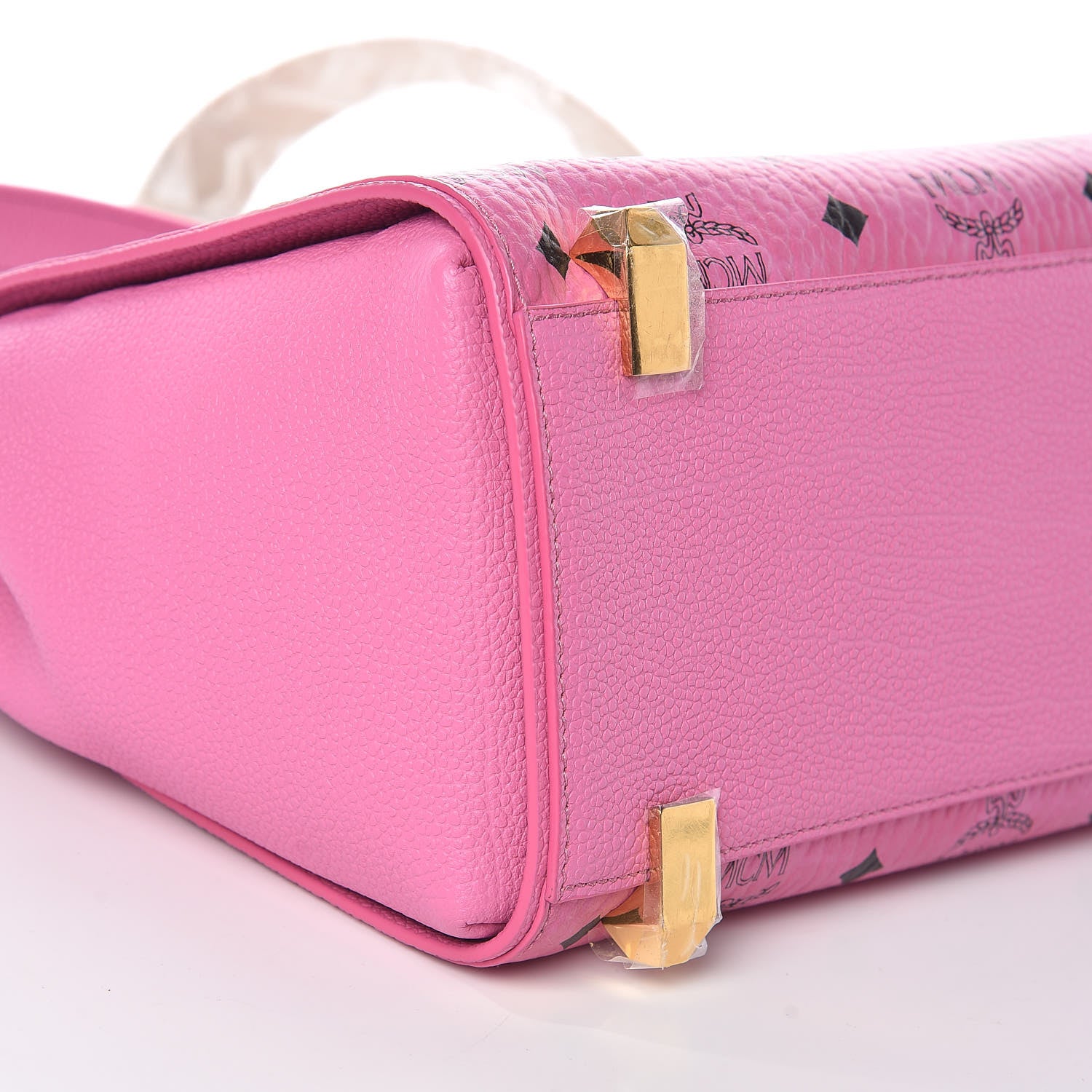 MCM Visetos Small Corina Shoulder Bag Pink 5 of 10