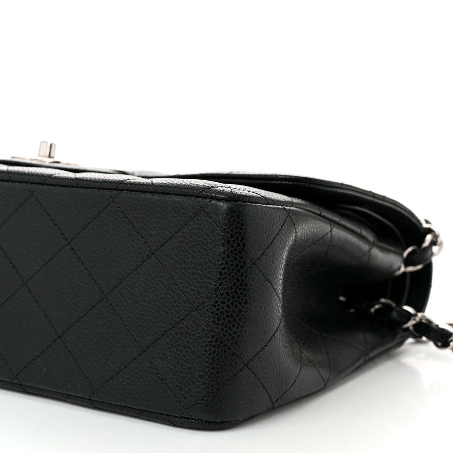 Chanel Caviar Quilted Jumbo Double Flap Black 10 of 10