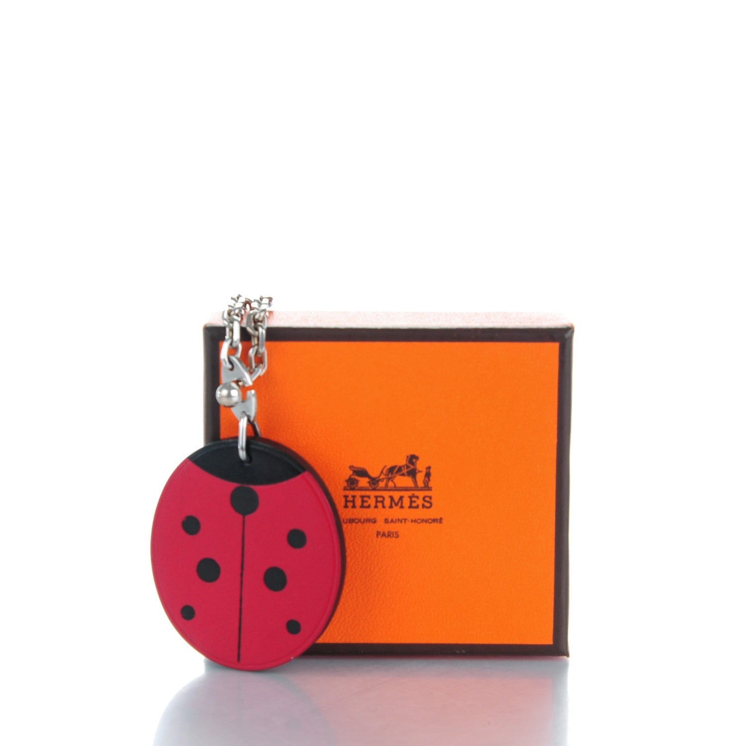 Hermes Box Lucky Ladybug Key Ring 4 of 4