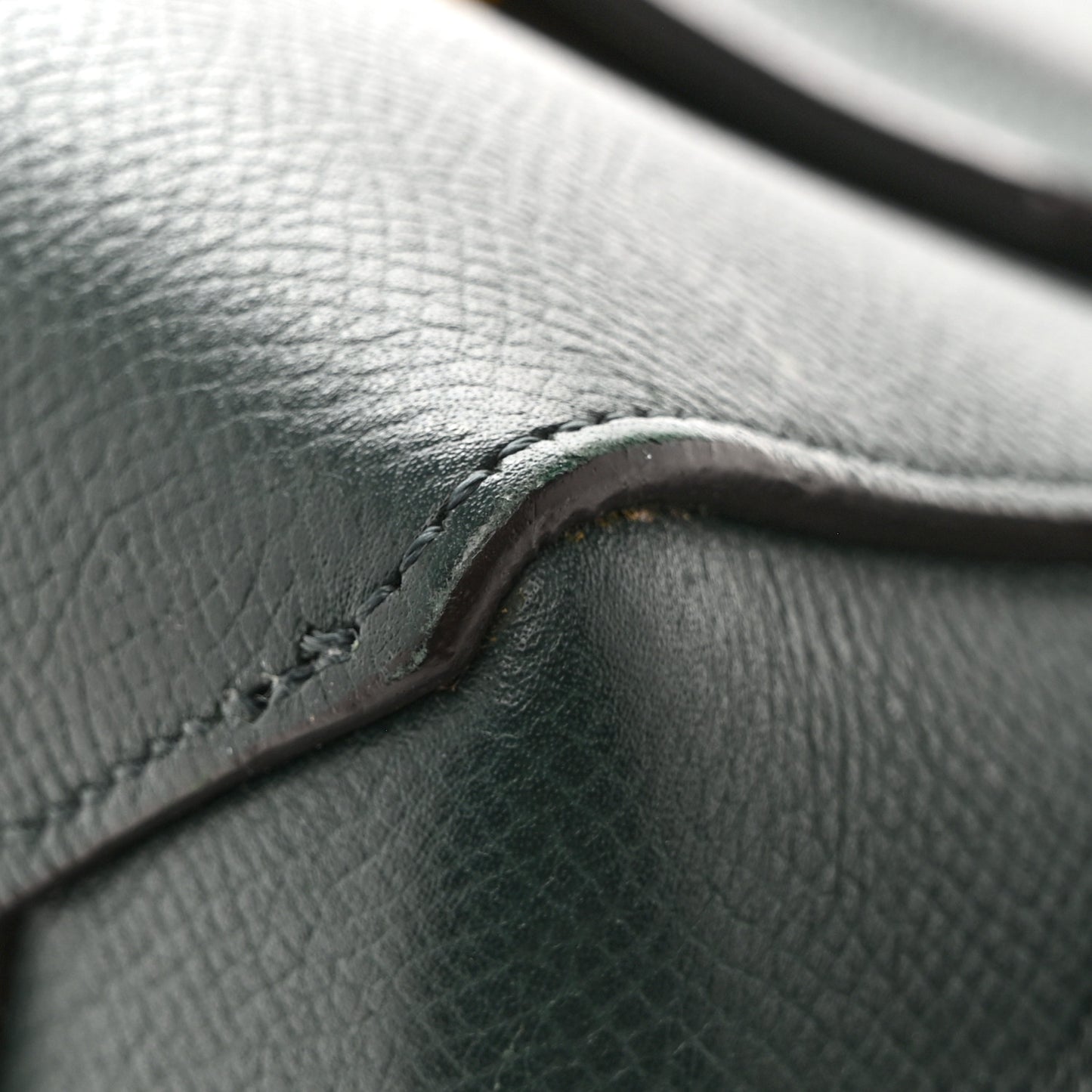 Grained Calfskin Micro Belt Bag Amazone