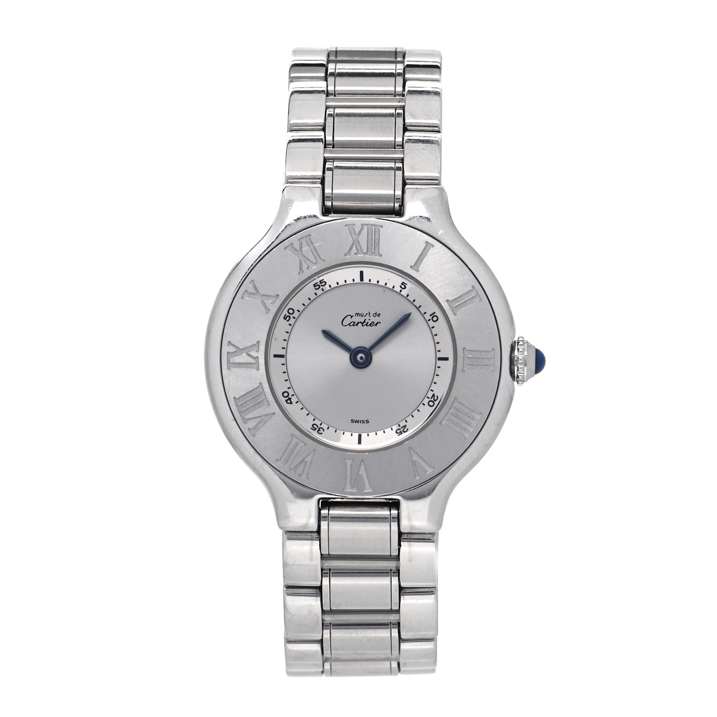 Stainless Steel 28mm Must De 21 Quartz Watch
