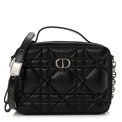 Christian Dior Calfskin Macrocannage Caro Box Bag Black 1 of 10