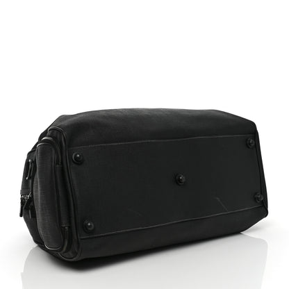 Gucci Coated Canvas Interlocking G Duffle Bag Black 3 of 16