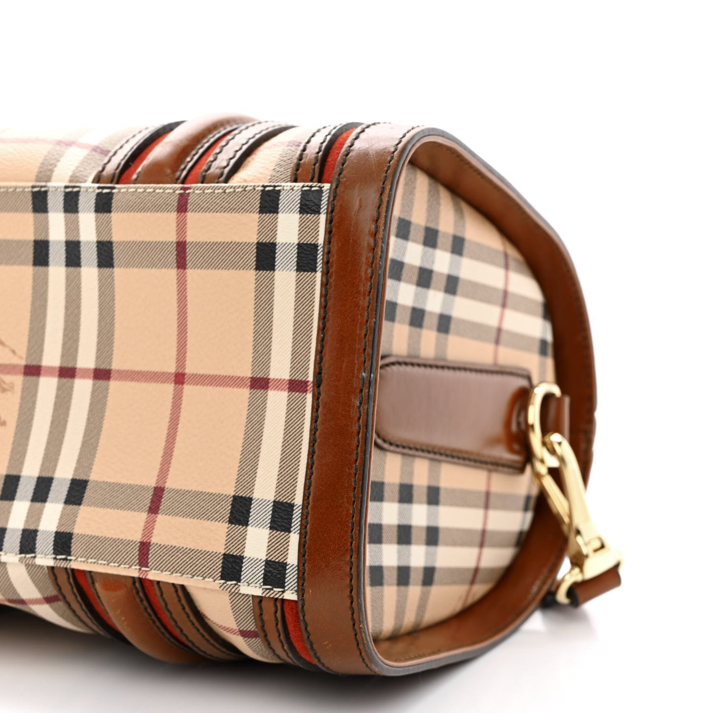Haymarket Check Medium Alchester Bowling Bag Brown