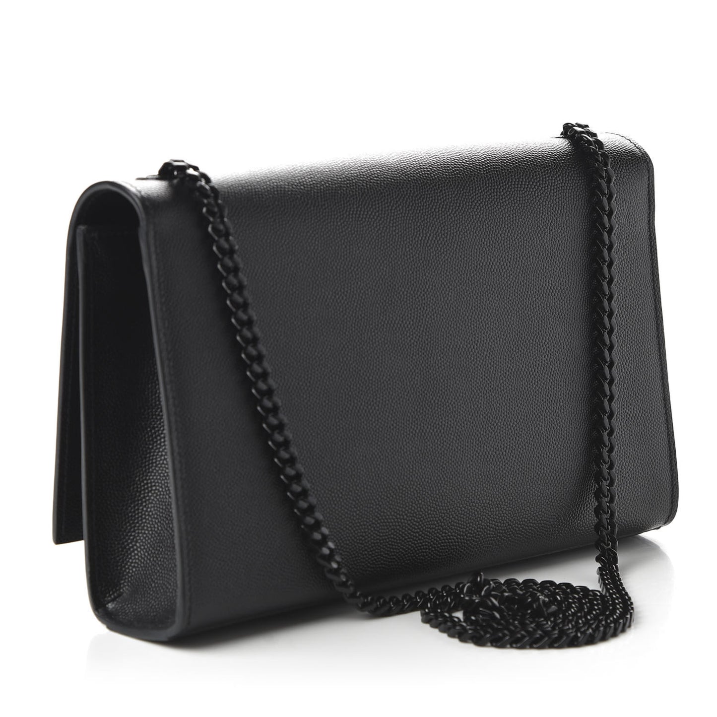 Grain De Poudre Medium Classic Monogram Kate Satchel Black