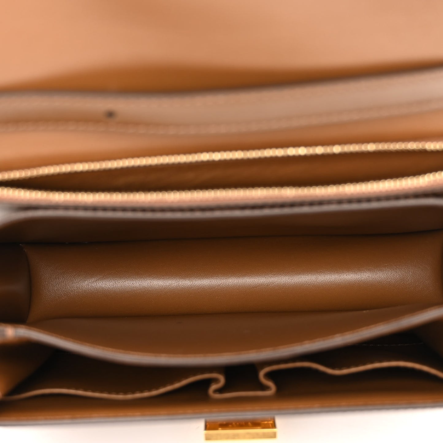 Box Calfskin Medium Classic Box Flap Bag Camel