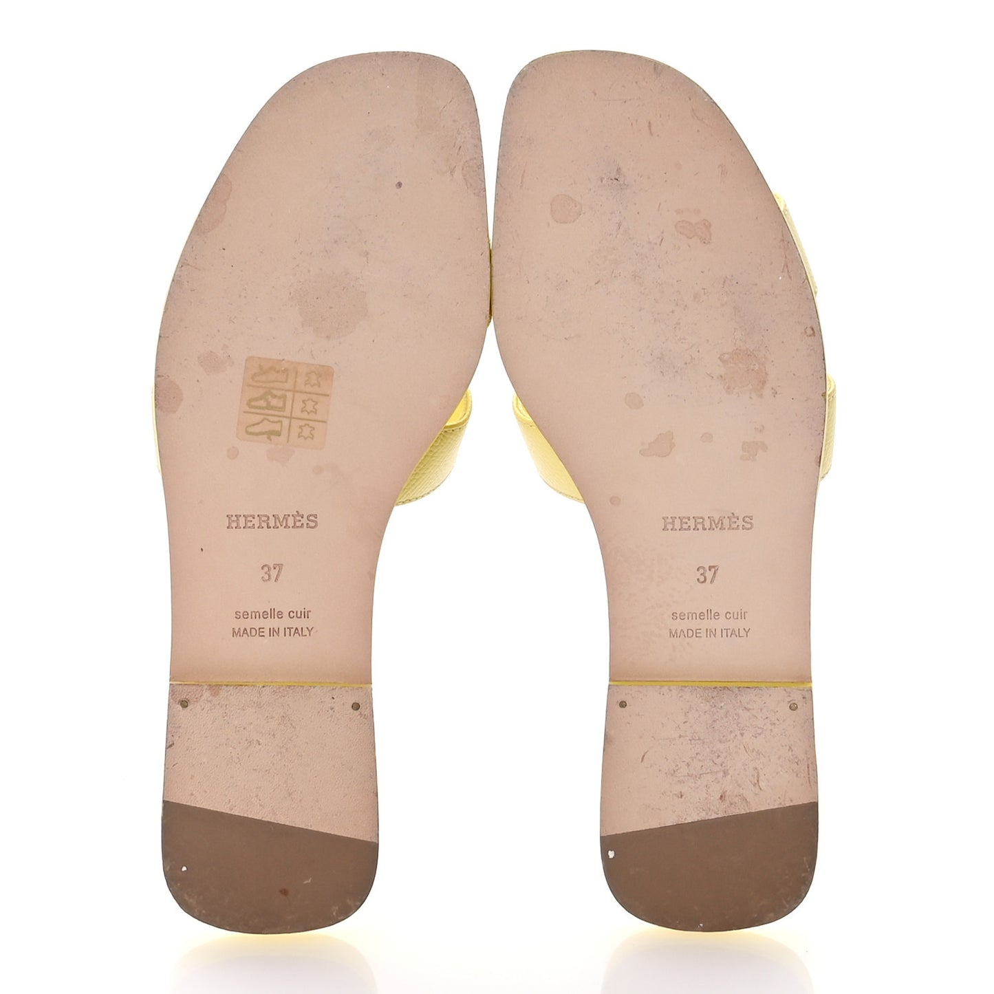 Epsom Oran Sandals 37 Jaune Pollen