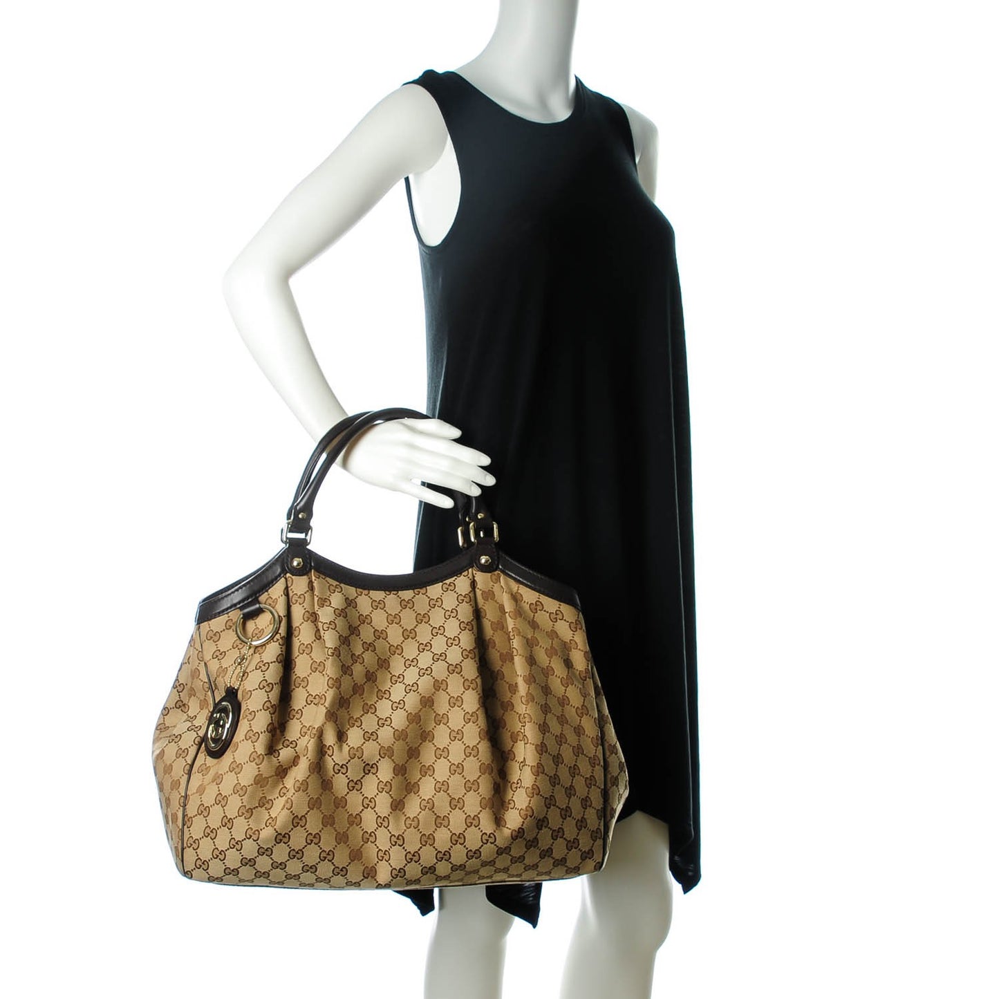 Monogram Large Sukey Tote Dark Brown