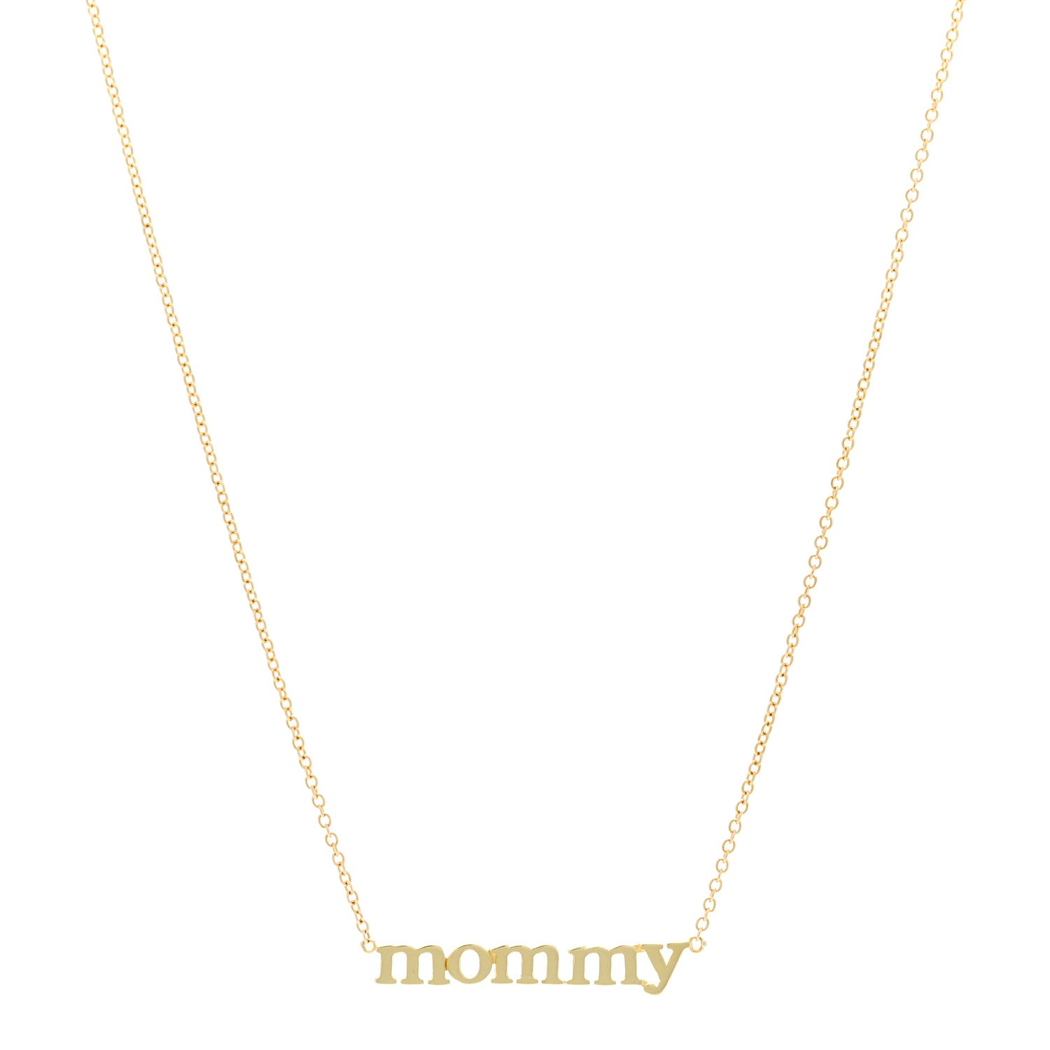 Jennifer Meyer 18K Yellow Gold Mommy Necklace 1 of 4