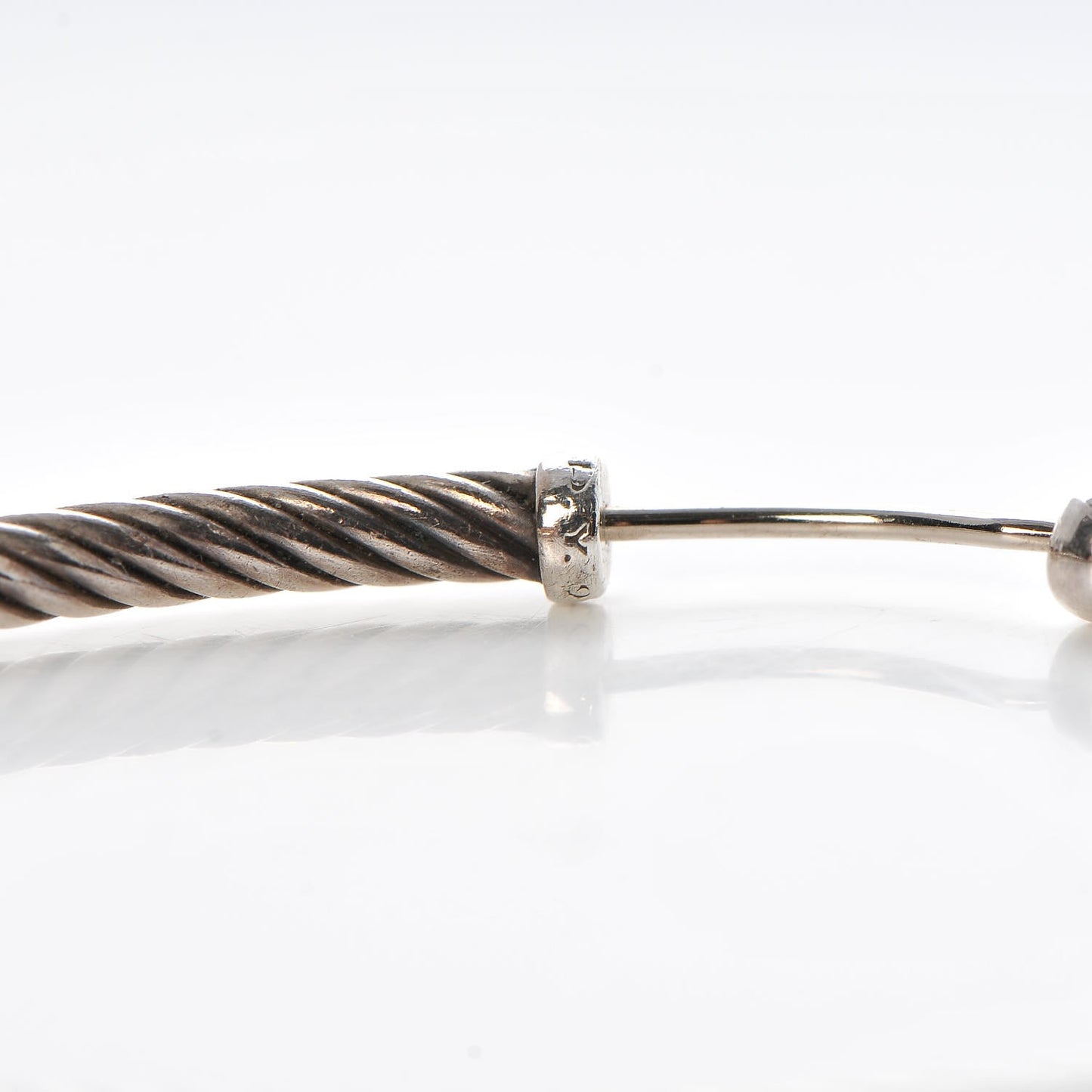 Sterling Silver 54mm Cable Classics Hoop Earrings