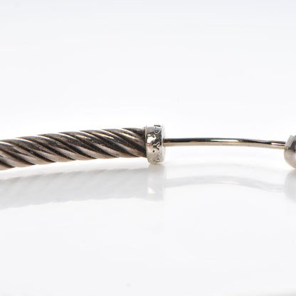 David Yurman Sterling Silver 54mm Cable Classics Hoop Earrings 4 of 6