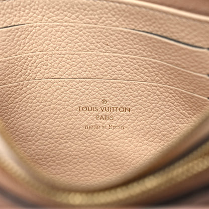 Louis Vuitton Empreinte Double Zip Pochette Beige Rose Creme 6 of 8