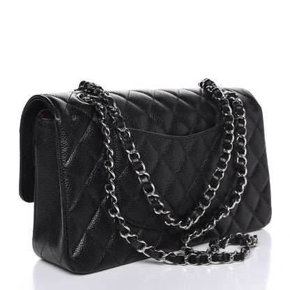 Chanel Caviar Quilted Medium Double Flap Black 4 of 9