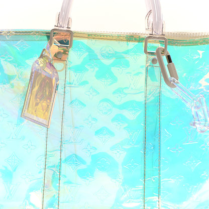 Louis Vuitton PVC Monogram Keepall Bandouliere 50 Iridescent Prism 8 of 10