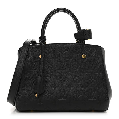 Louis Vuitton Empreinte Montaigne BB Black 1 of 8