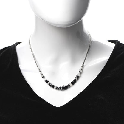 John Hardy Sterling Silver Hematite Moonstone Black Onyx Classic Chain Necklace 2 of 6