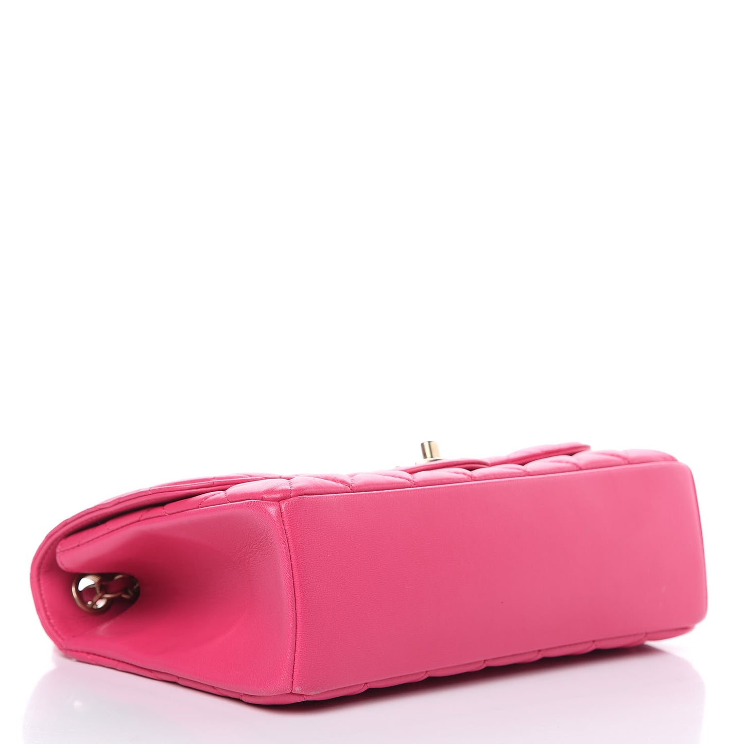 Lambskin Quilted Medium Mademoiselle Chic Flap Pink