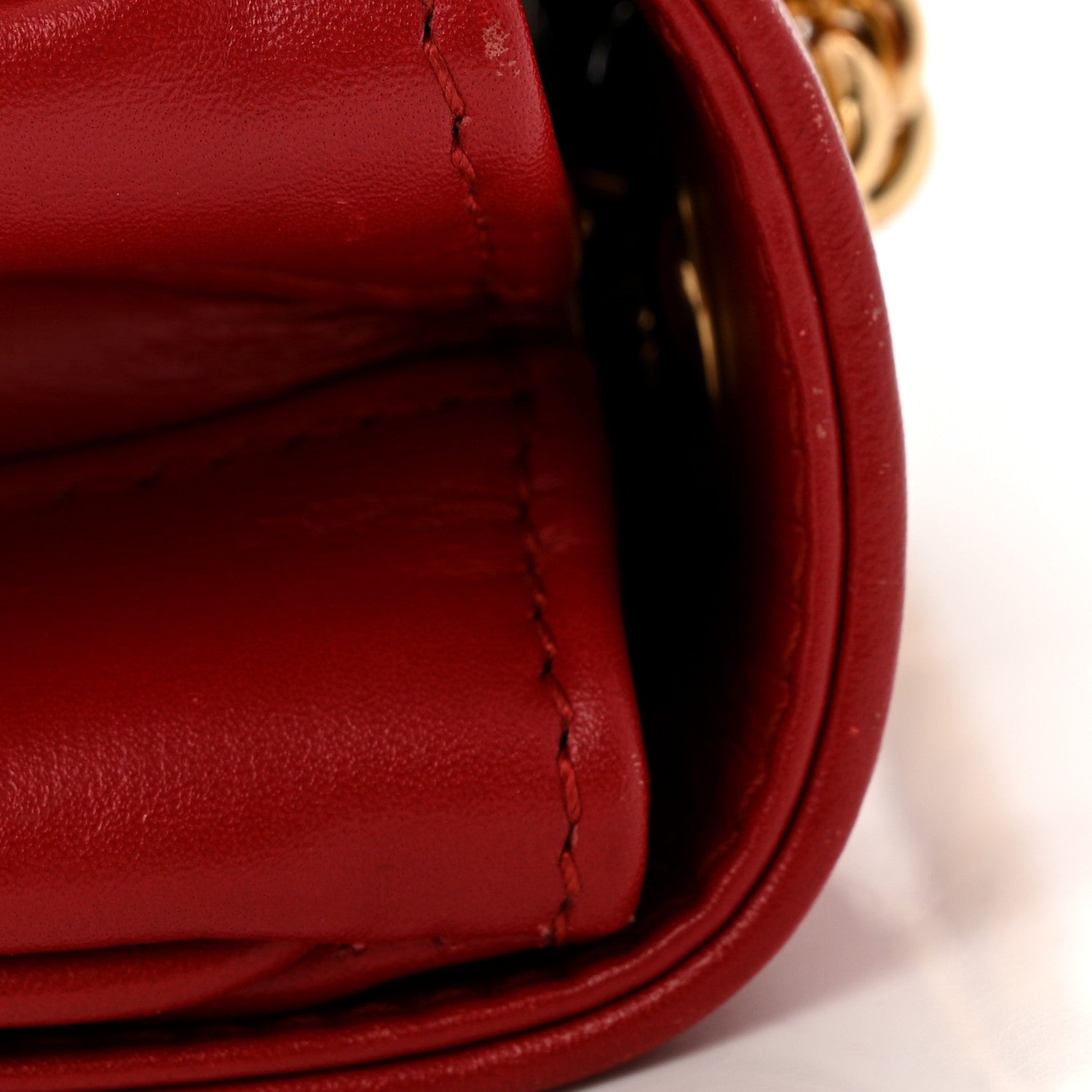 Gucci Vitello Palmellato Lux Crystal Medium Rajah Shoulder Bag Hibiscus Red Multicolor 12 of 14