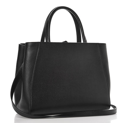 Fendi Vitello Elite Petite 2Jours Tote Black 3 of 9