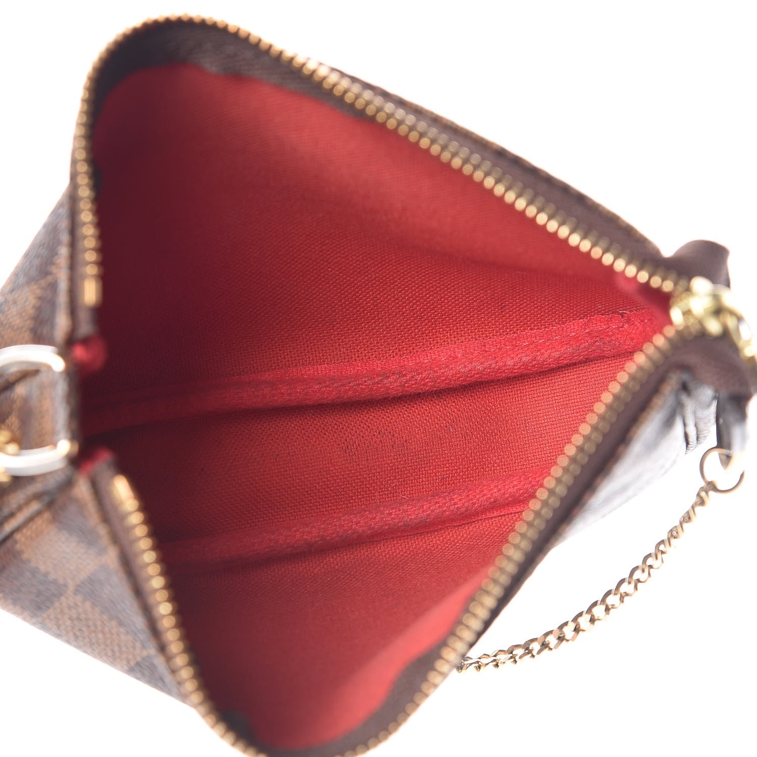 Louis Vuitton Damier Ebene Mini Pochette Accessories 6 of 10