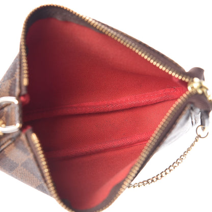 Louis Vuitton Damier Ebene Mini Pochette Accessories 6 of 10