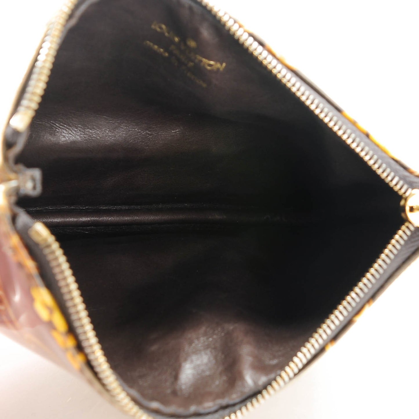 Monogram Charms Pochette Plate Taupe