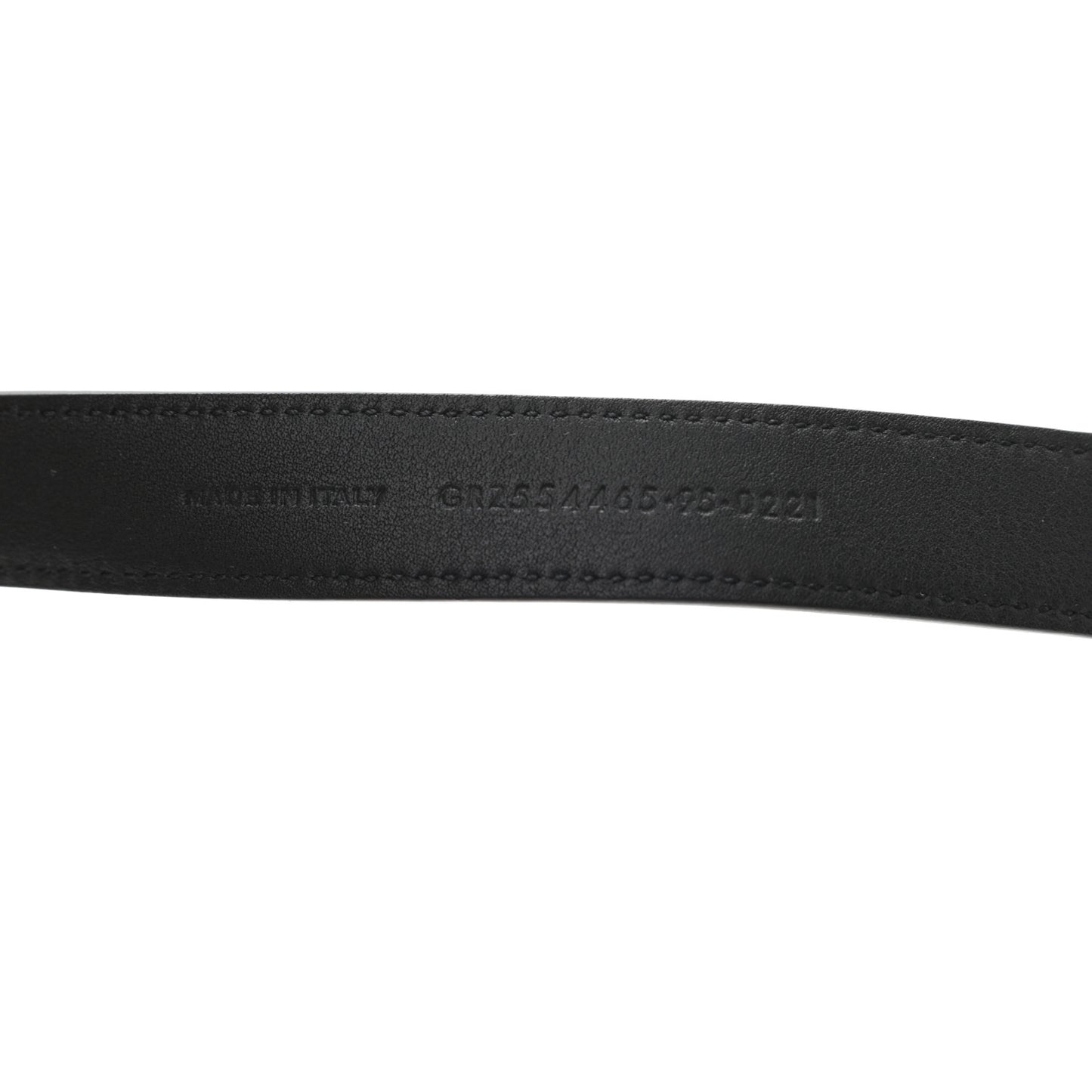 Smooth Calfskin Monogram Square Buckle Belt 95 38 Black