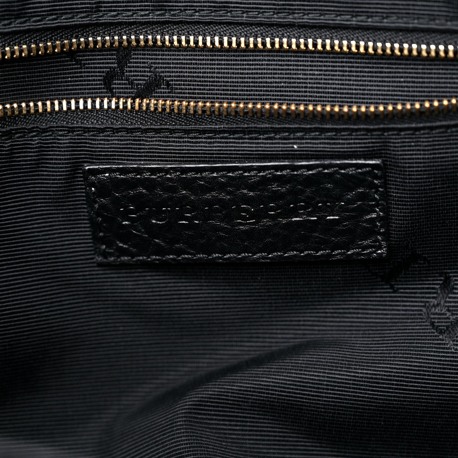 Burberry Heritage Grain Check Embossed Medium Dewsbury Tote Black 6 of 19