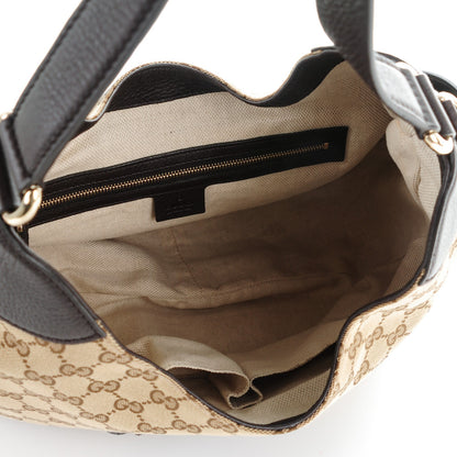 Gucci Monogram Web Medium Dressage Hobo Dark Brown 5 of 7