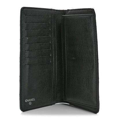 Chanel Patent Quilted Brilliant Yen Wallet Black 5 of 12