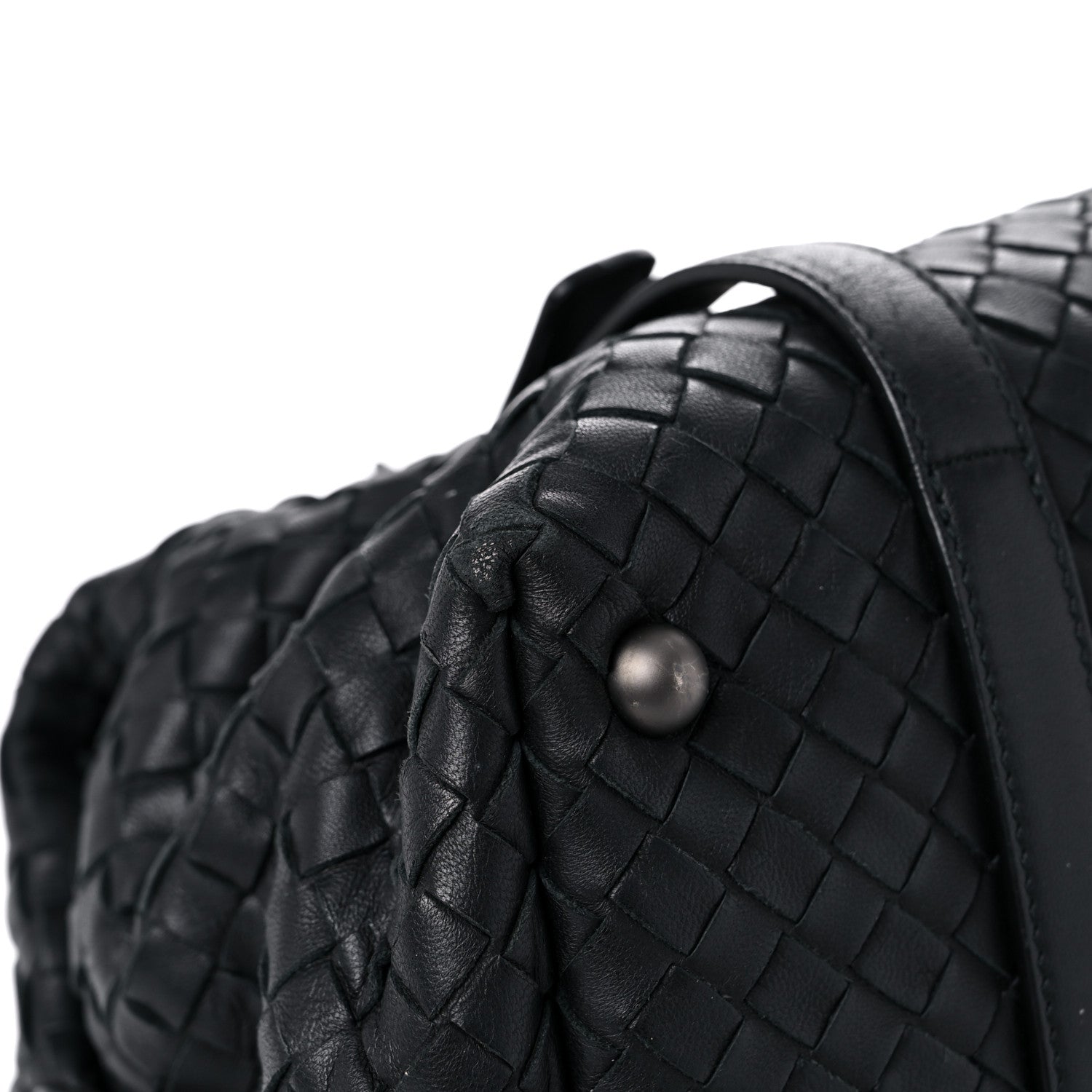 Bottega Veneta Nappa Intrecciato Montaigne Rings Satchel Black 8 of 21