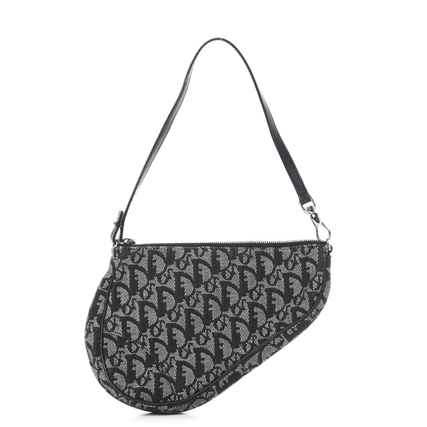 Monogram Mini Saddle Pochette Black