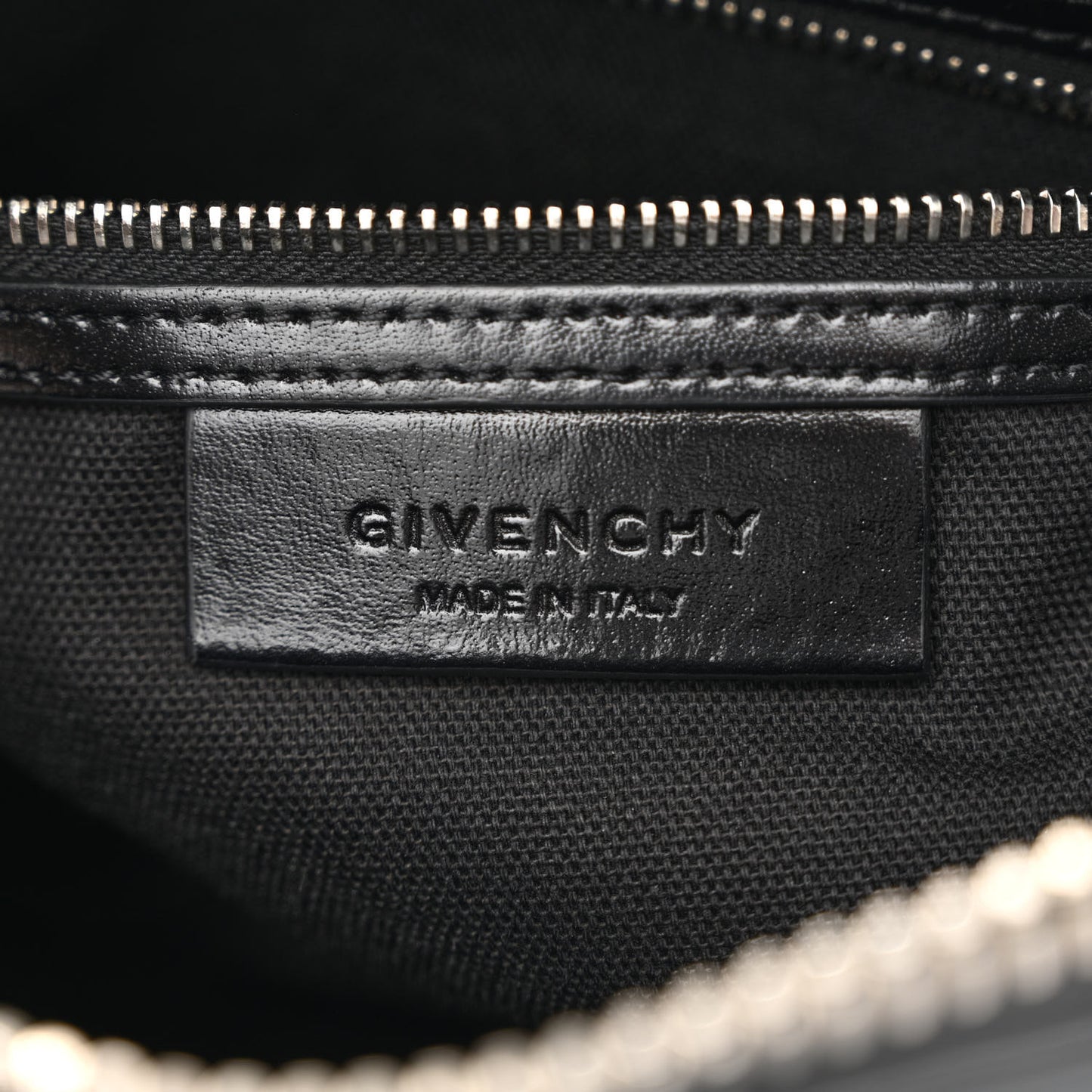 Shiny Lord Calfskin Mini Antigona Black