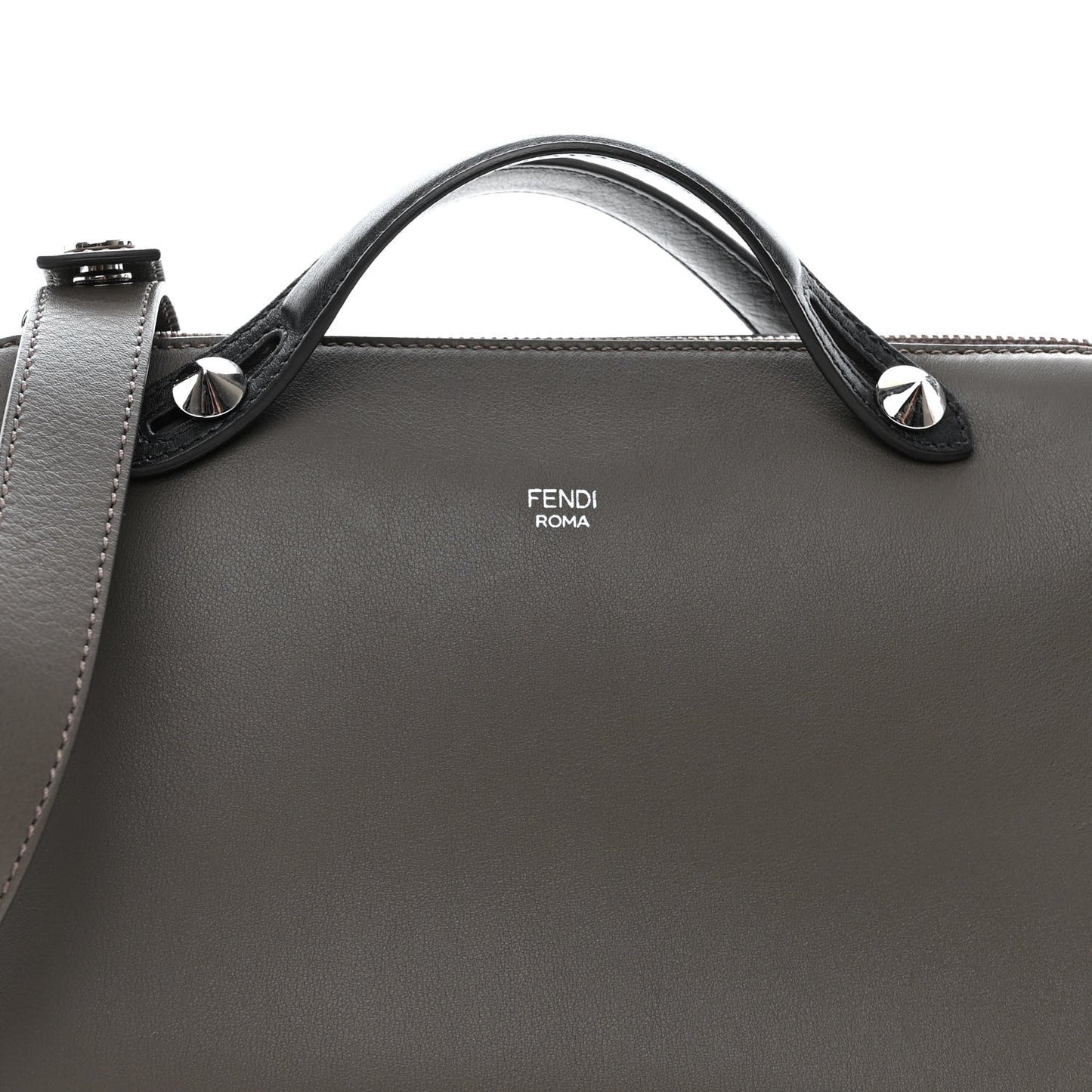 Vitello Dolce 4 Color Medium By The Way Boston Bag Carbone Grigio Polvere Multicolor