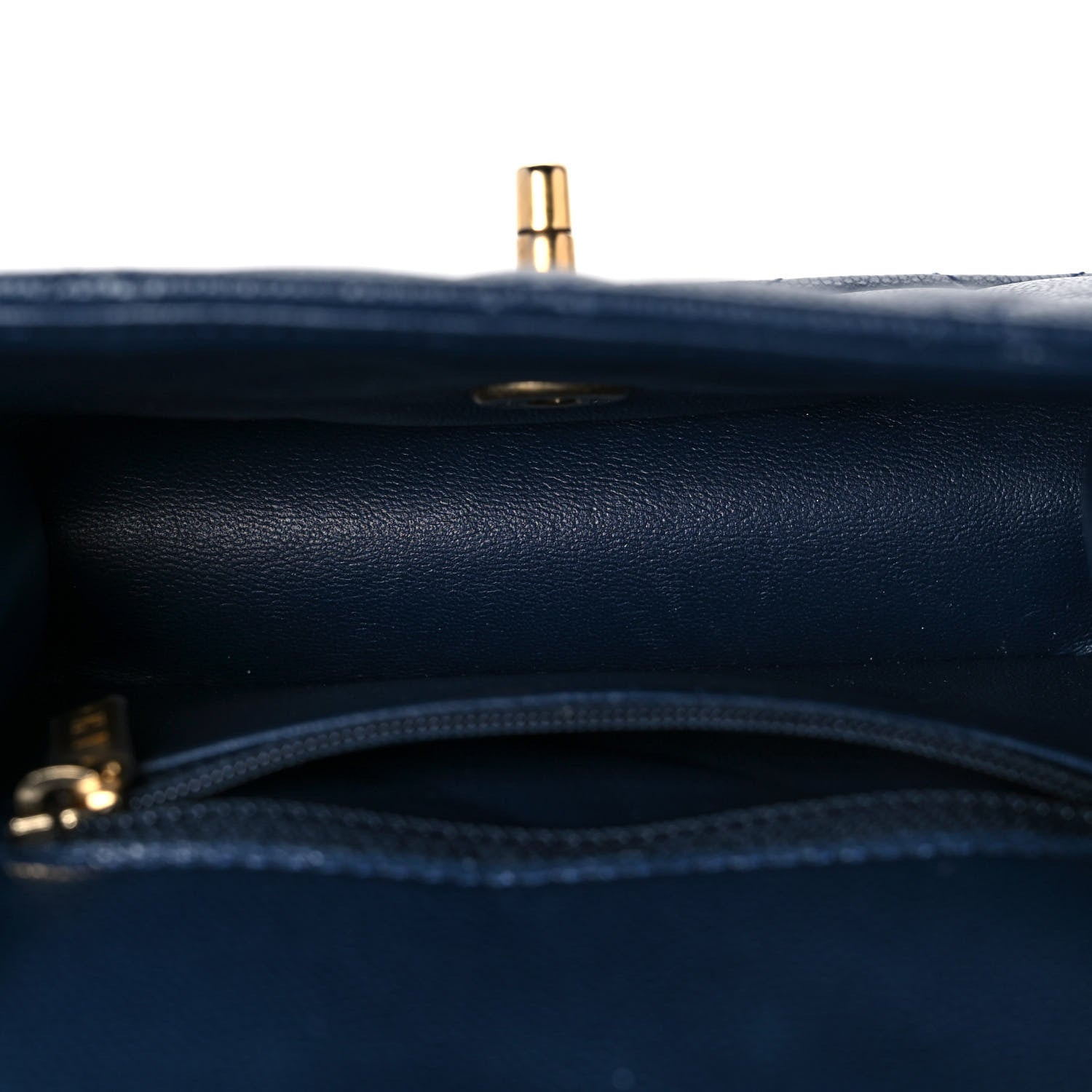 Chanel Caviar Quilted Mini Sweet Classic Flap Navy Blue 5 of 9