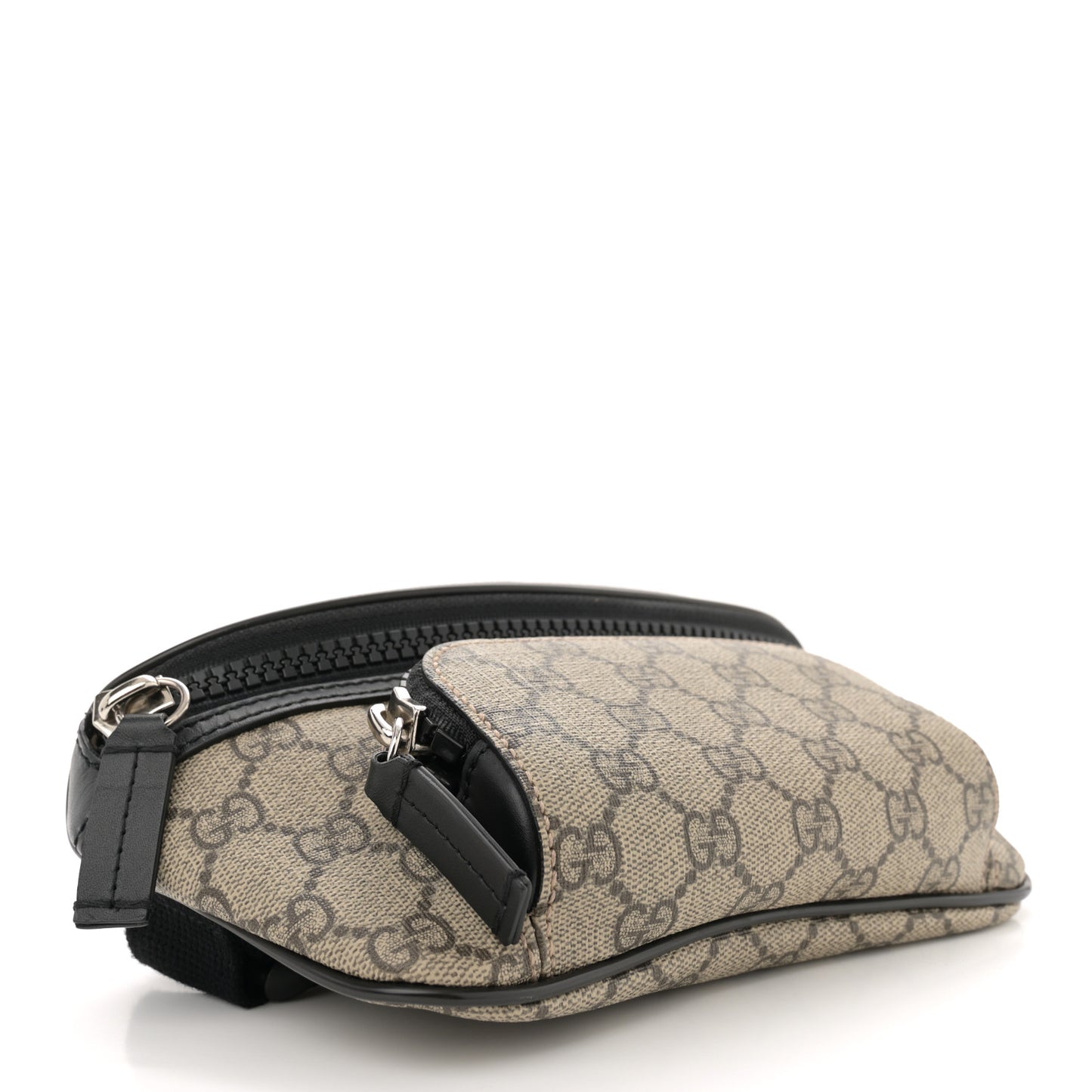 GG Supreme Monogram Belt Bag Black