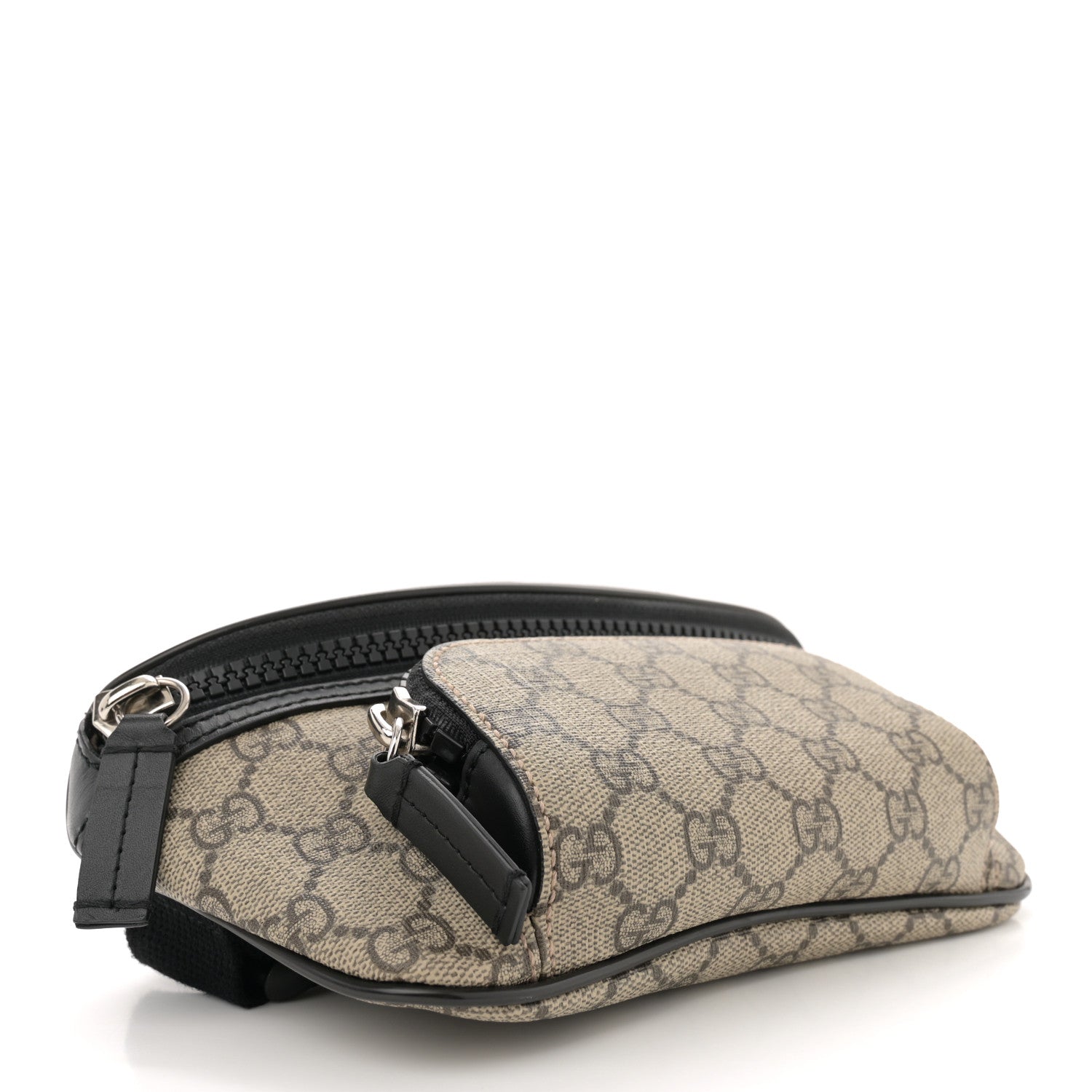 Gucci GG Supreme Monogram Belt Bag Black 4 of 12