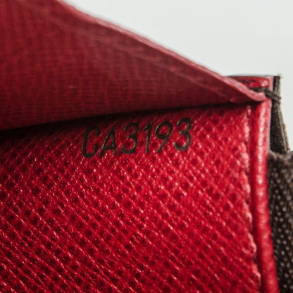 Louis Vuitton Monogram Emilie Wallet Red 8 of 8