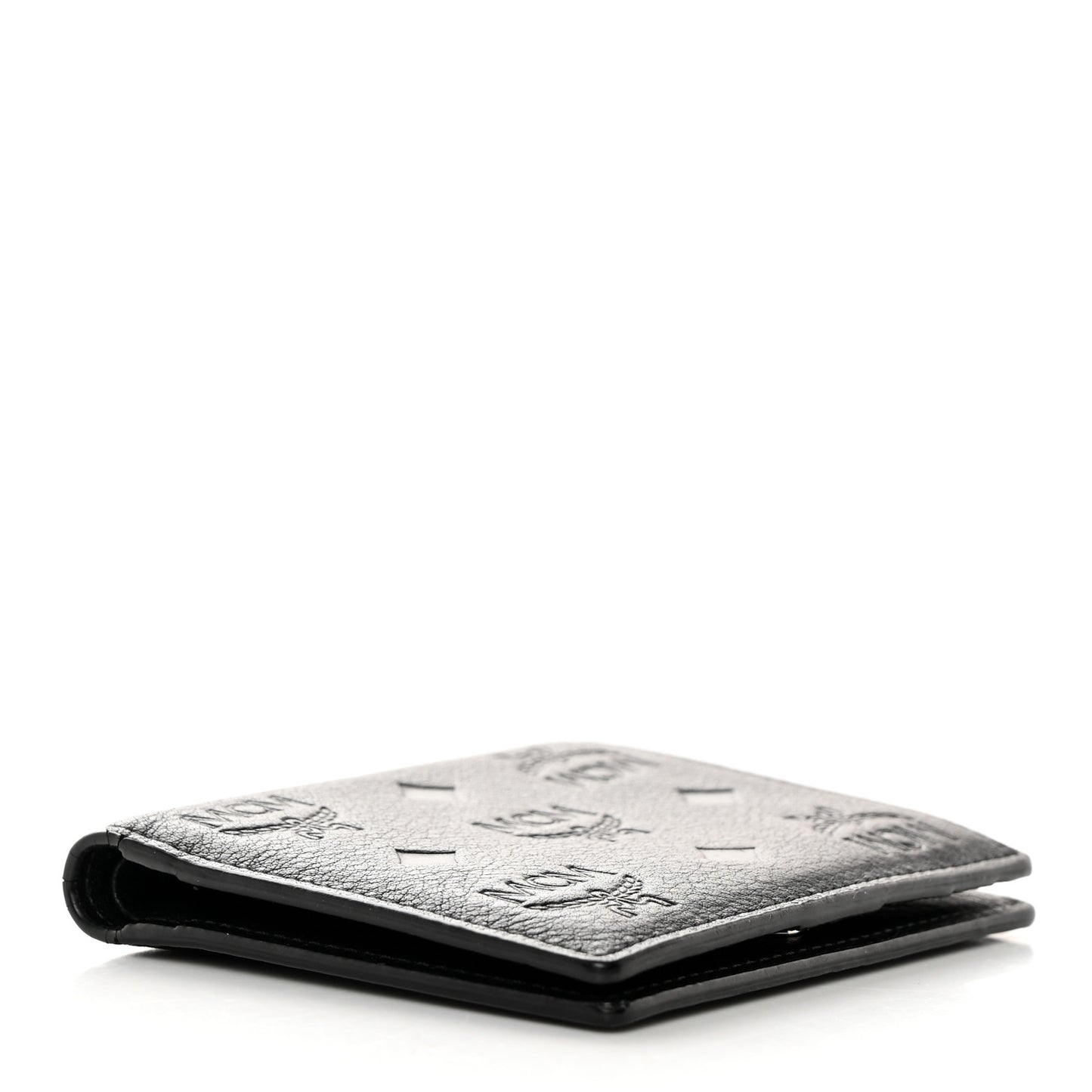 Calfskin Ottomar Monogram Bi-Fold Wallet Black