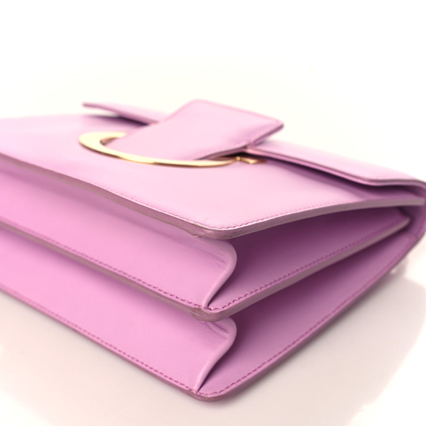 Calfskin Thalia Flap Shoulder Bag Rhododendron