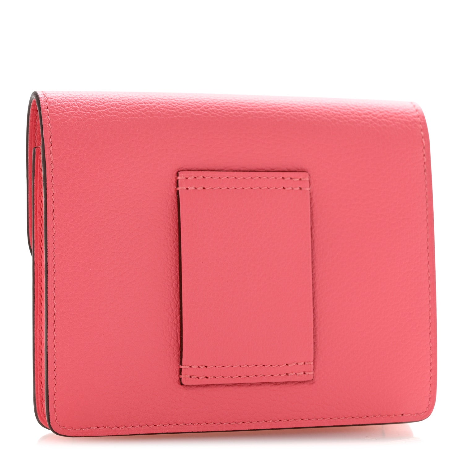 Hermes Chevre Mysore Roulis Slim Wallet Rose Azalee 4 of 10