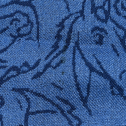 Hermes Cashmere Silk Whispering Horses Echarpe Muffler Mediterranee Indigo 9 of 11